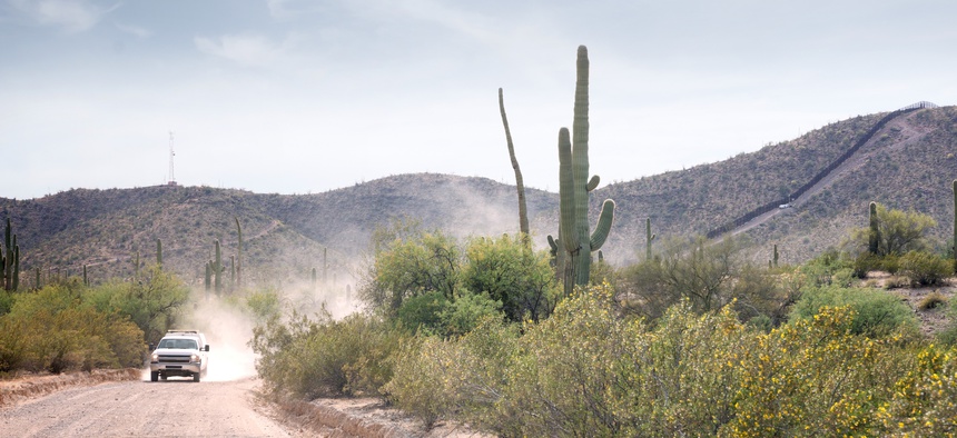 A section of the U.S.-Mexico border