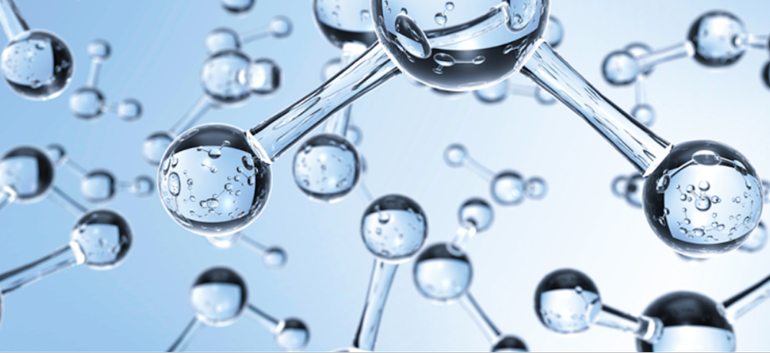 An illustration of hydrogen from GE.