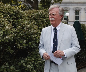 National security adviser John Bolton walks to speak to media at the White House in Washington, Wednesday, July 31, 2019. National security adviser John Bolton walks to speak to media at the White House in Washington, Wednesday, July 31, 2019.