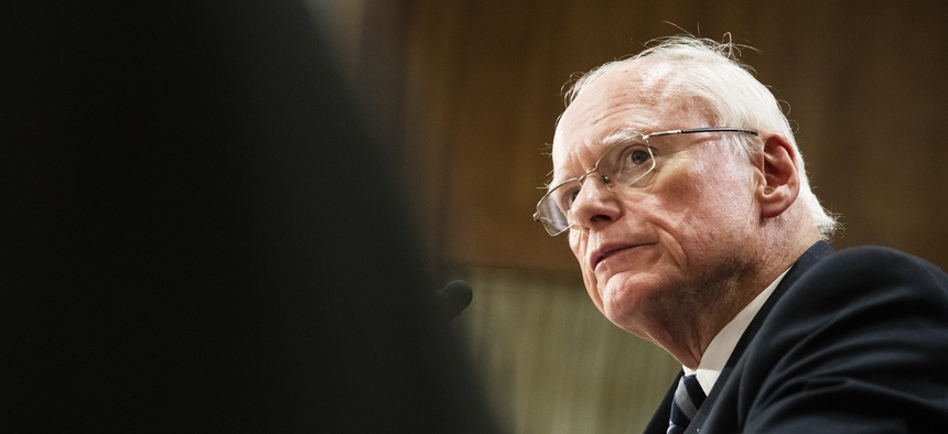 James Jeffrey special representative for Syria Engagement and special envoy to the Global Coalition to Defeat Islamic State testifies before a Senate Foreign Relations Committee hearing on assessing the impact of Turkey's offensive in northeast Syria.