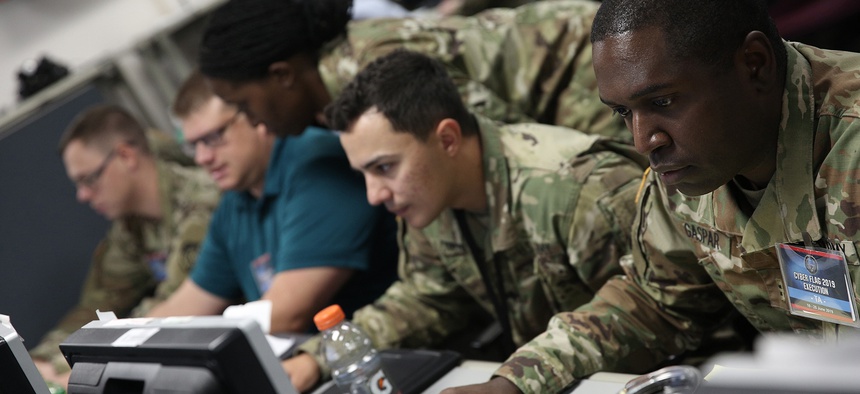 U.S. service members and civilians, as well as partner nation military personnel, participated in the Cyber Flag 19-1 exercise, June 21-28, in Suffolk, Virginia.
