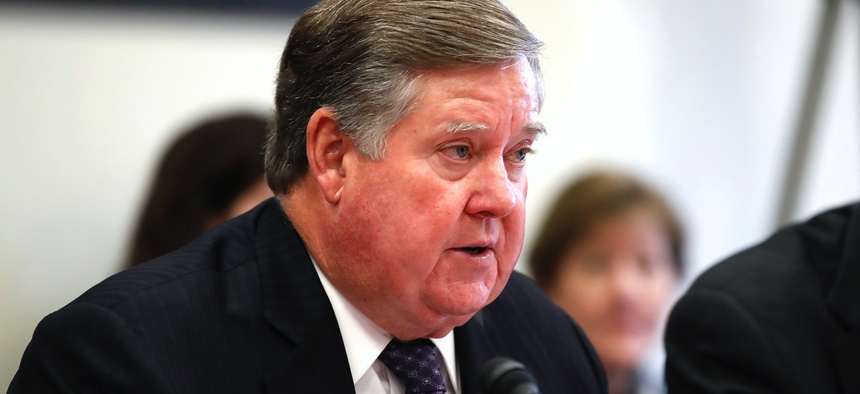 Rep. Ken Calvert, R-Calif., speaks at a 2018 hearing on Capitol Hill.