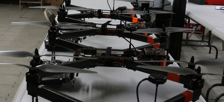 A November Maneuver and Fires Integrated Experiment at Ft. Sill, Okla., uses a variety of unmanned aerial vehicles as enemy targets.
