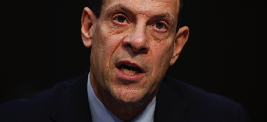 Glenn Fine, Acting Inspector General, U.S. Department Of Defense, testifies during a Senate Judiciary Committee hearing on Capitol Hill in Washington, Wednesday, Dec. 6, 2017.