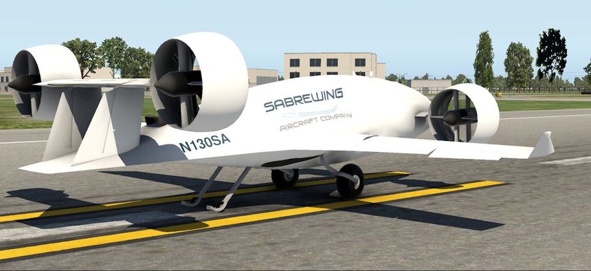 Artist rendering of the 60-foot Rhaegal-B from Saberwing