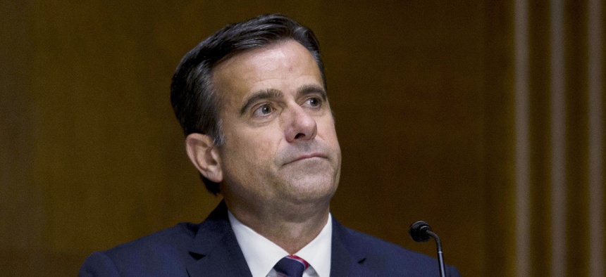 Then-Rep. John Ratcliff R-Texas, testifies to the U.S. Senate on May. 5, 2020.