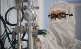 A laboratory technician works at the mAbxience biopharmaceutical company in Garin, Argentina, Friday, Aug. 14, 2020. Under an agreement between Argentina and Mexico announced this week, the company is going to make an AstraZenneca-Oxford COVID19 vaccine