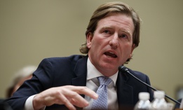 In this May 22, 2019 file photo, Department of Homeland Security Cybersecurity and Infrastructure Security Agency Director Christopher Krebs testifies on Capitol Hill in Washington.