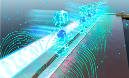 Researchers excite Rubidium atoms to high-energy Rydberg states. The atoms interact strongly with the circuit's electric fields, allowing detection and demodulation of any signal received into the circuit.