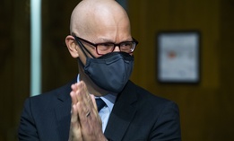 Colin H. Kahl, nominee for Defense undersecretary for policy, is seen before his Senate Armed Services Committee confirmation hearing in Dirksen Building on Thursday, March 4, 2021.